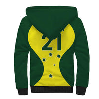 Custom Australia Cricket Spirit 2026 Sherpa Hoodie World T20 Edition - Wonder Print Shop