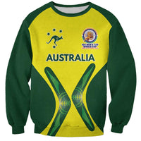 Custom Australia Cricket Spirit 2026 Sweatshirt World T20 Edition - Wonder Print Shop