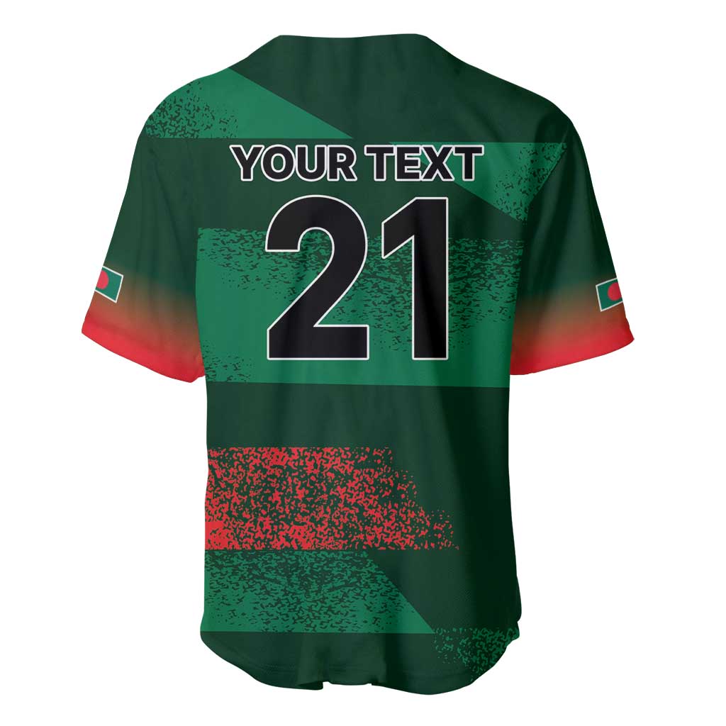 Custom Bangladesh Cricket Spirit 2026 Baseball Jersey World T20 Edition - Rising Sun - Wonder Print Shop