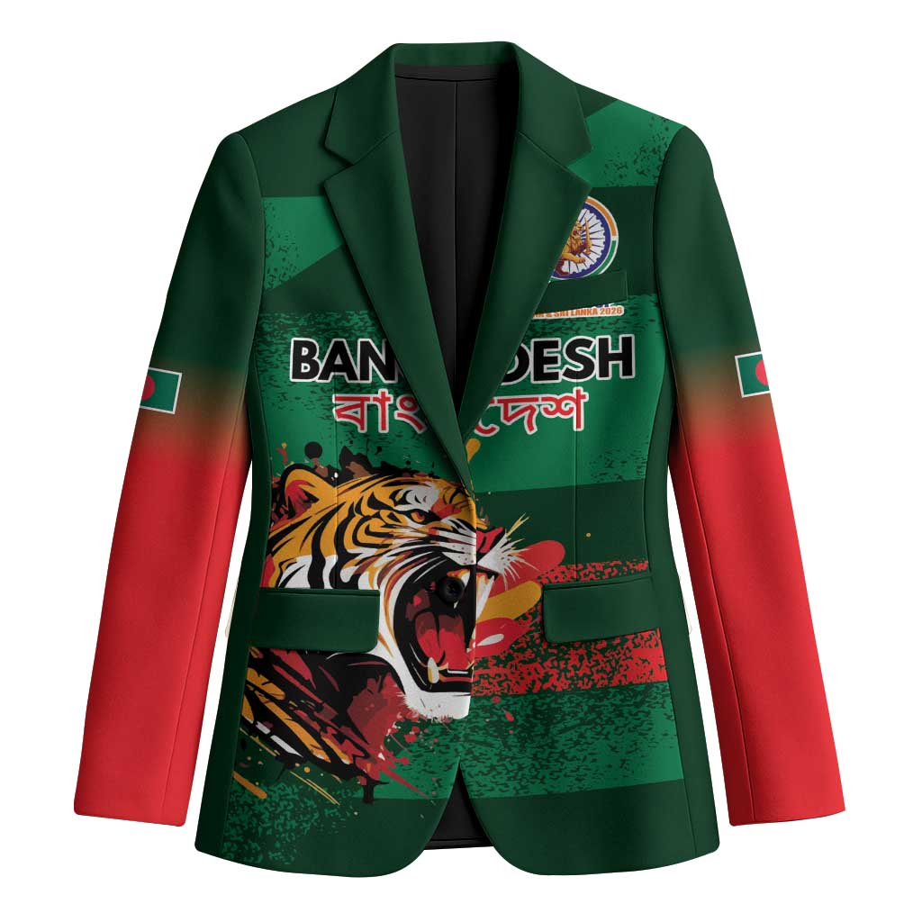 Custom Bangladesh Cricket Spirit 2026 Blazer World T20 Edition - Rising Sun - Wonder Print Shop