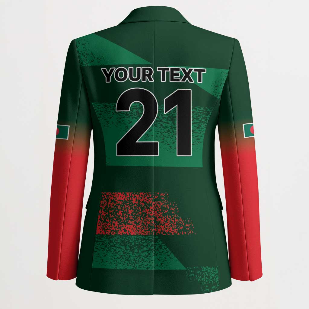 Custom Bangladesh Cricket Spirit 2026 Blazer World T20 Edition - Rising Sun - Wonder Print Shop