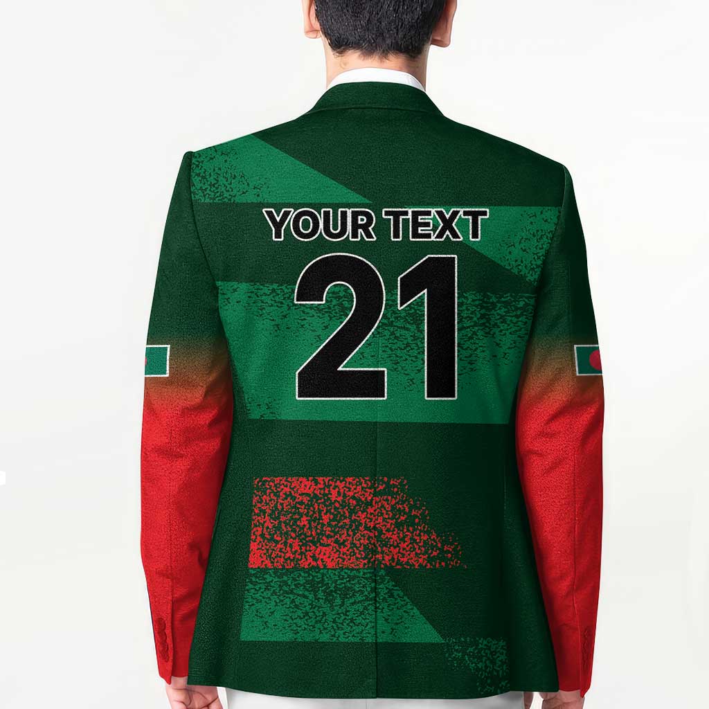 Custom Bangladesh Cricket Spirit 2026 Blazer World T20 Edition - Rising Sun - Wonder Print Shop