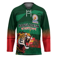 Custom Bangladesh Cricket Spirit 2026 Hockey Jersey World T20 Edition - Rising Sun - Wonder Print Shop