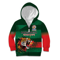 Custom Bangladesh Cricket Spirit 2026 Kid Hoodie World T20 Edition - Rising Sun - Wonder Print Shop