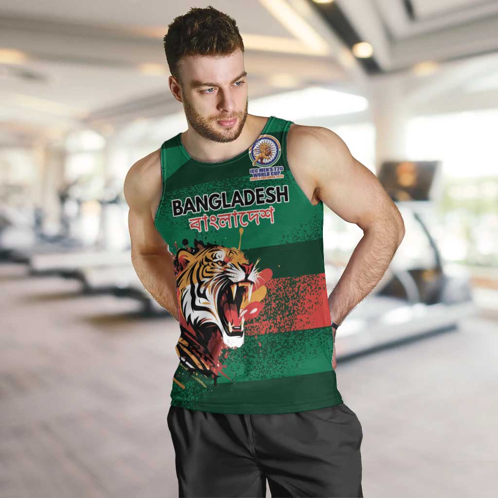 Custom Bangladesh Cricket Spirit 2026 Men Tank Top World T20 Edition - Rising Sun - Wonder Print Shop