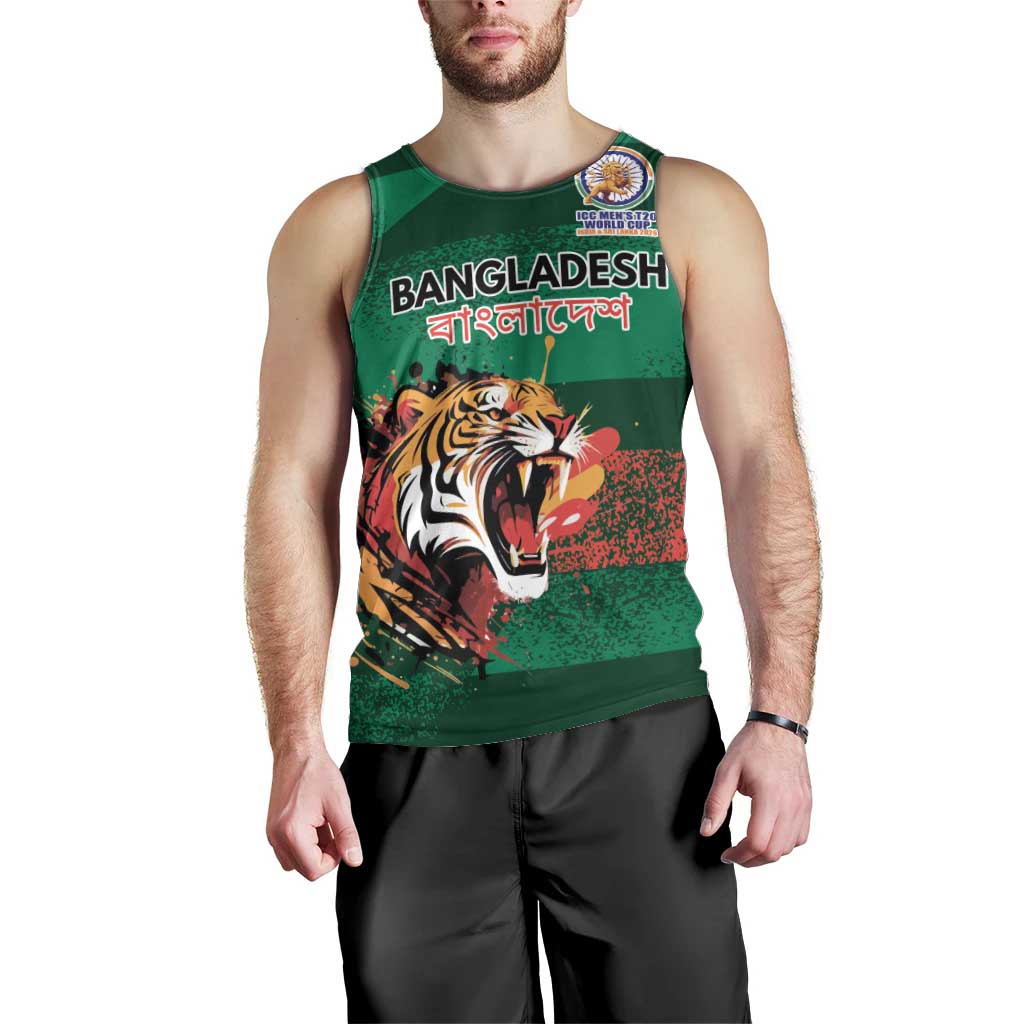 Custom Bangladesh Cricket Spirit 2026 Men Tank Top World T20 Edition - Rising Sun - Wonder Print Shop