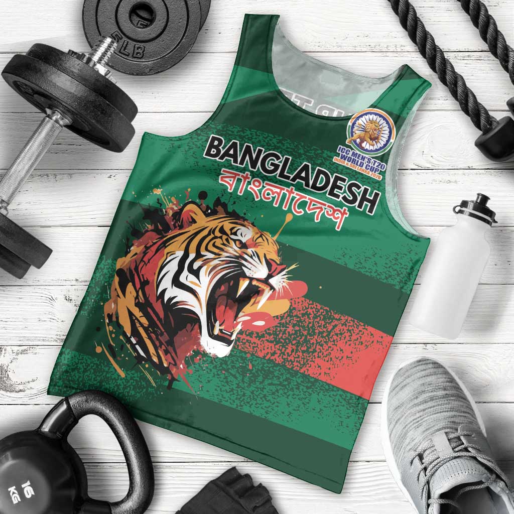 Custom Bangladesh Cricket Spirit 2026 Men Tank Top World T20 Edition - Rising Sun - Wonder Print Shop