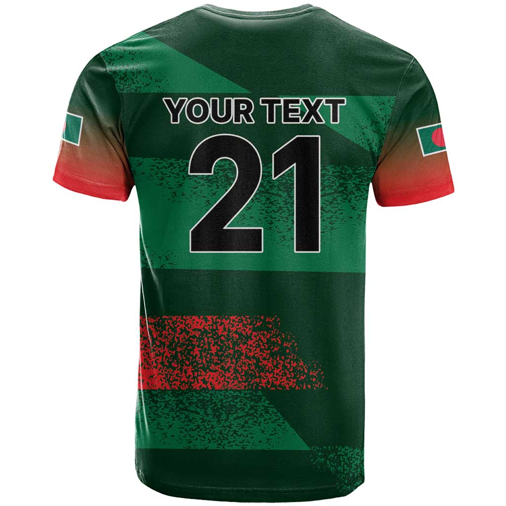 Custom Bangladesh Cricket Spirit 2026 T Shirt World T20 Edition - Rising Sun - Wonder Print Shop