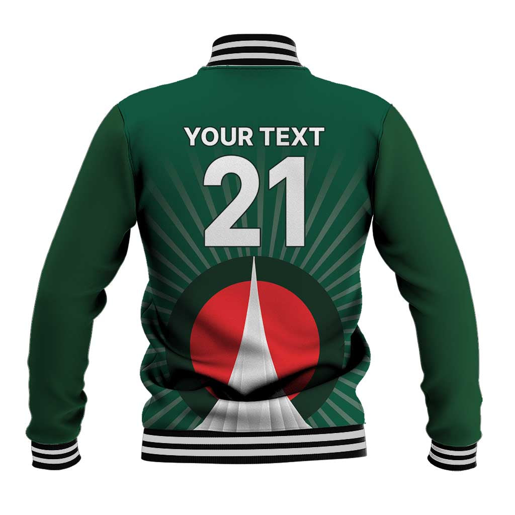 Custom Bangladesh Cricket Spirit 2026 Baseball Jacket World T20 Edition - Bengal Tiger - Wonder Print Shop