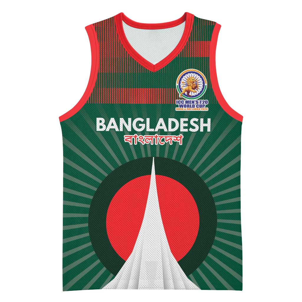 Custom Bangladesh Cricket Spirit 2026 Basketball Jersey World T20 Edition - Bengal Tiger - Wonder Print Shop