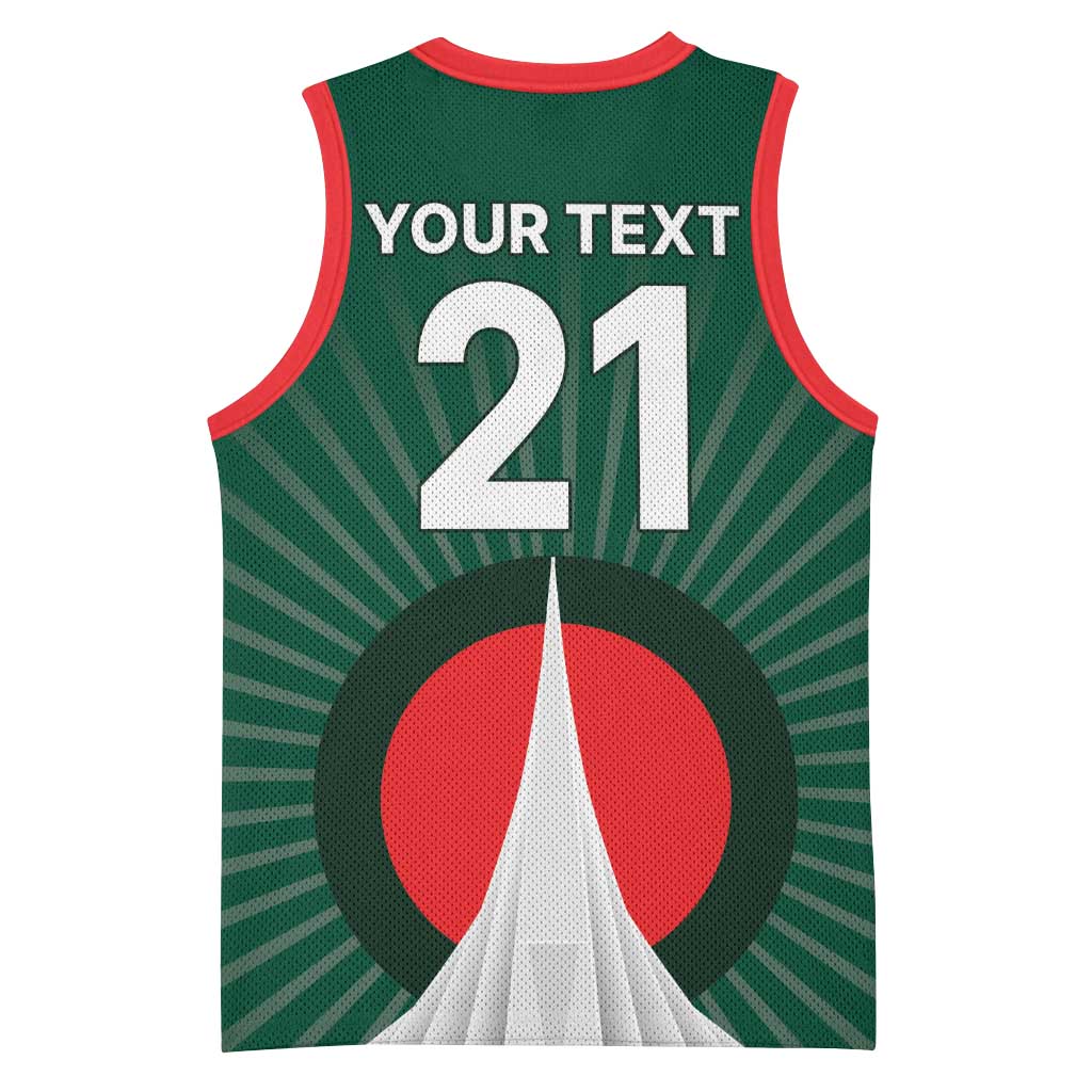Custom Bangladesh Cricket Spirit 2026 Basketball Jersey World T20 Edition - Bengal Tiger - Wonder Print Shop