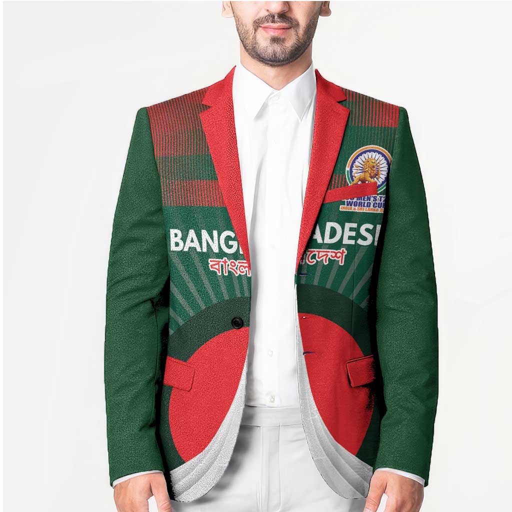 Custom Bangladesh Cricket Spirit 2026 Blazer World T20 Edition - Bengal Tiger - Wonder Print Shop