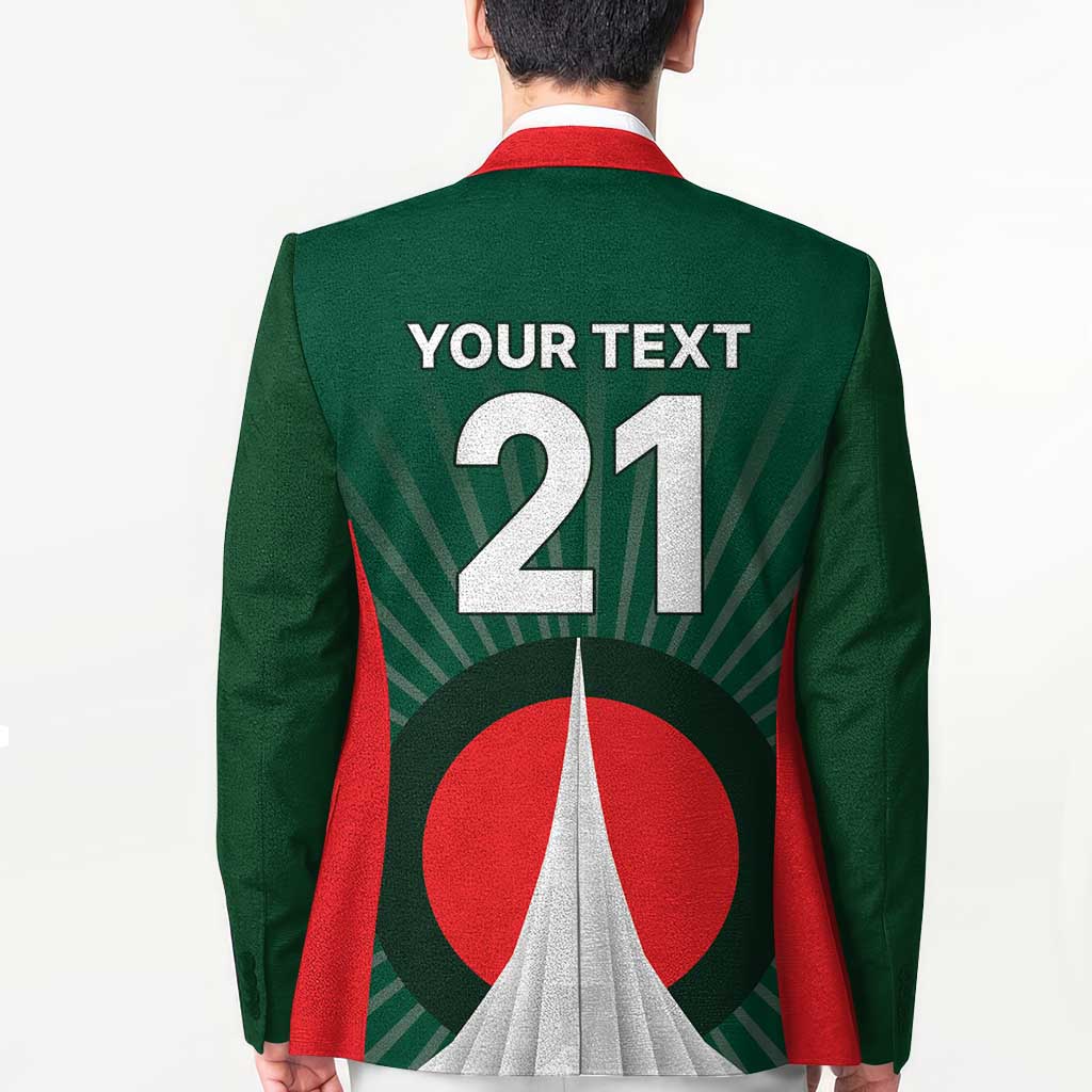 Custom Bangladesh Cricket Spirit 2026 Blazer World T20 Edition - Bengal Tiger - Wonder Print Shop