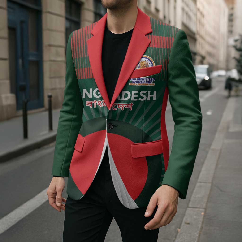 Custom Bangladesh Cricket Spirit 2026 Blazer World T20 Edition - Bengal Tiger - Wonder Print Shop