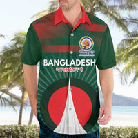Custom Bangladesh Cricket Spirit 2026 Hawaiian Shirt World T20 Edition - Bengal Tiger - Wonder Print Shop