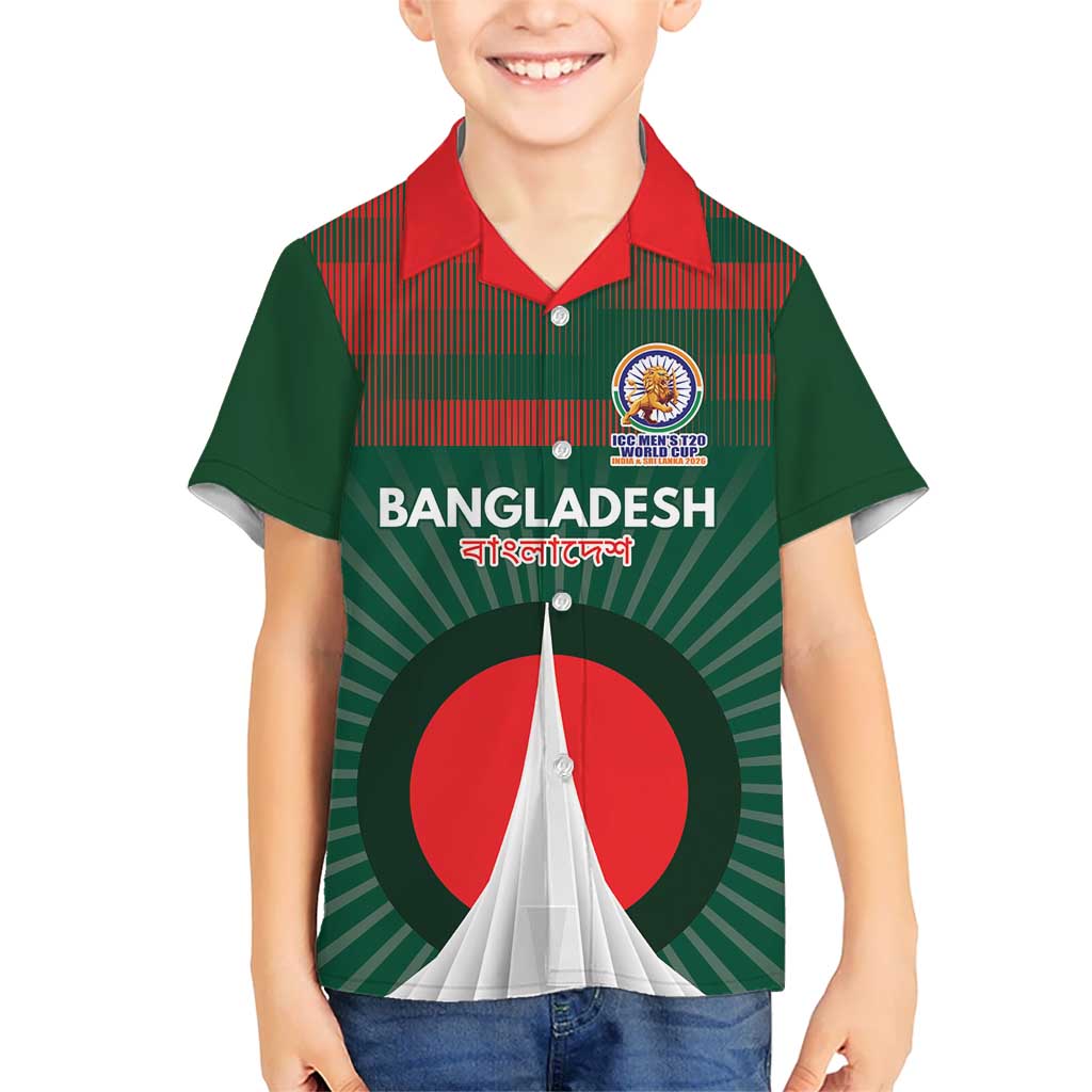 Custom Bangladesh Cricket Spirit 2026 Hawaiian Shirt World T20 Edition - Bengal Tiger - Wonder Print Shop