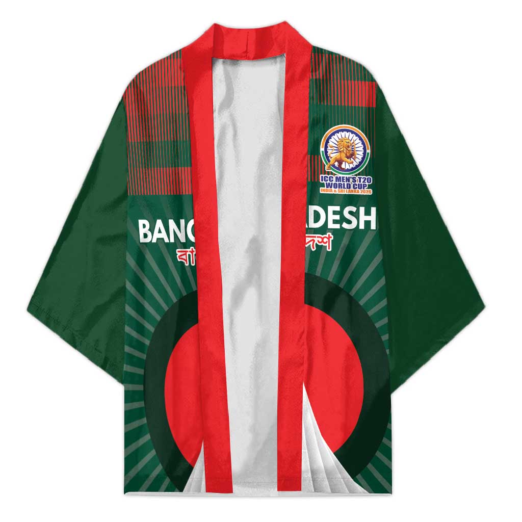 Custom Bangladesh Cricket Spirit 2026 Kimono World T20 Edition - Bengal Tiger - Wonder Print Shop