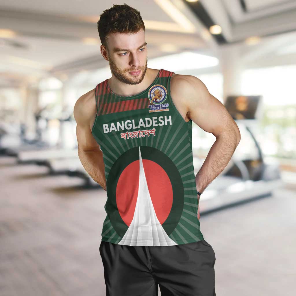 Custom Bangladesh Cricket Spirit 2026 Men Tank Top World T20 Edition - Bengal Tiger - Wonder Print Shop