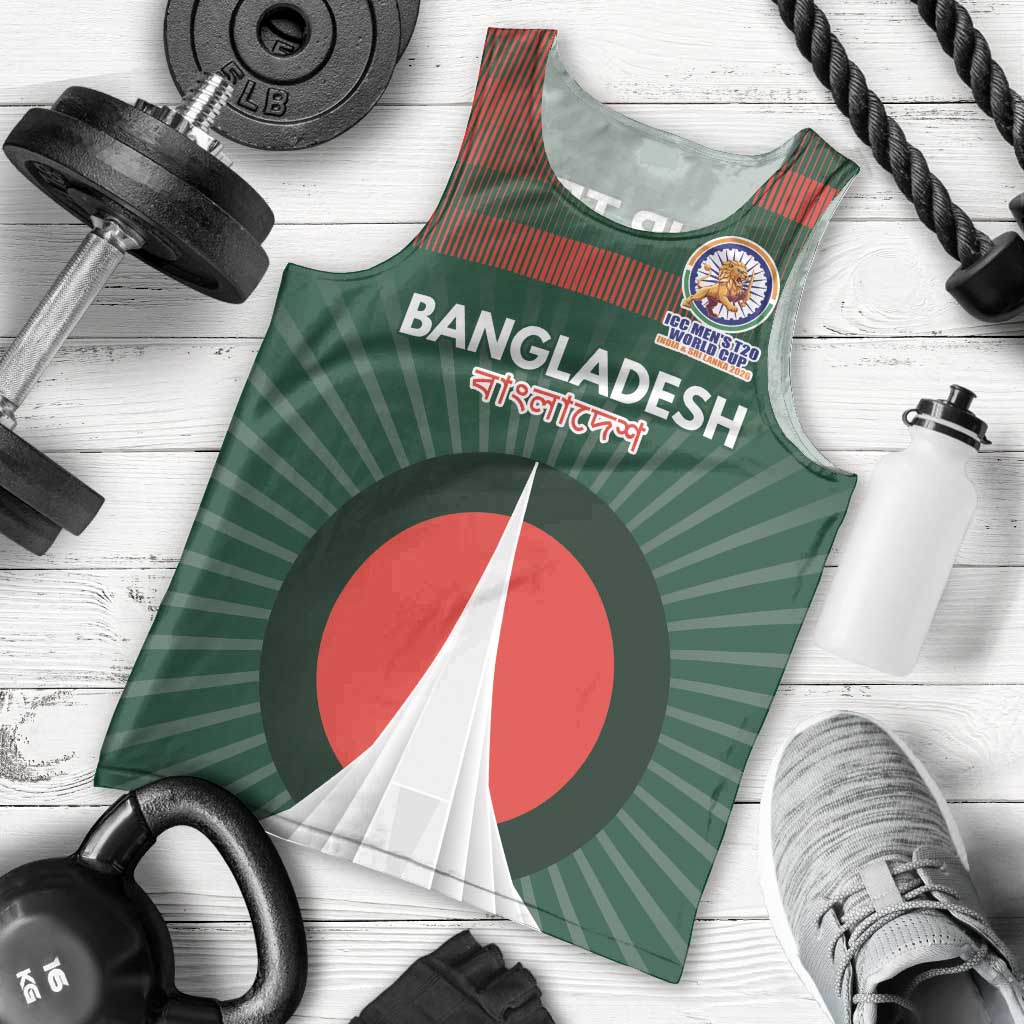 Custom Bangladesh Cricket Spirit 2026 Men Tank Top World T20 Edition - Bengal Tiger - Wonder Print Shop