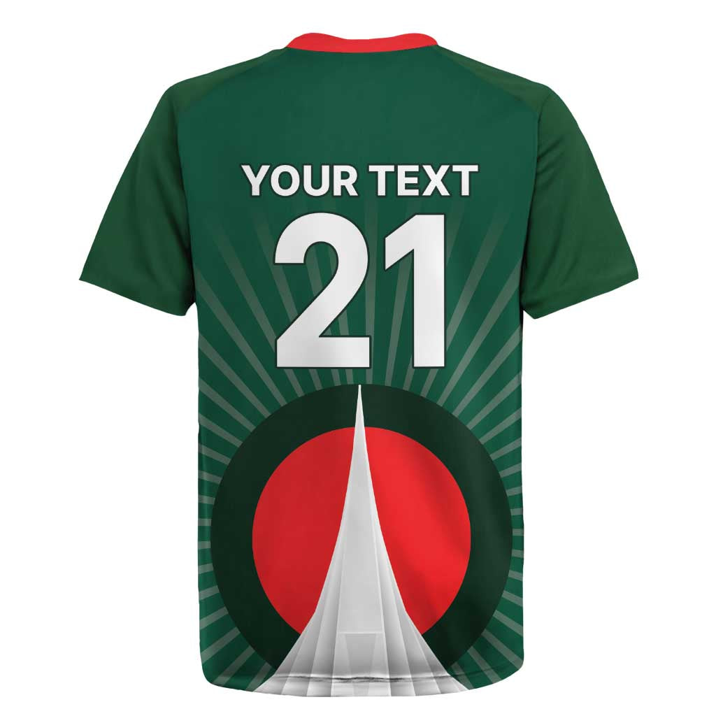 Custom Bangladesh Cricket Spirit 2026 Rugby Jersey World T20 Edition - Bengal Tiger - Wonder Print Shop