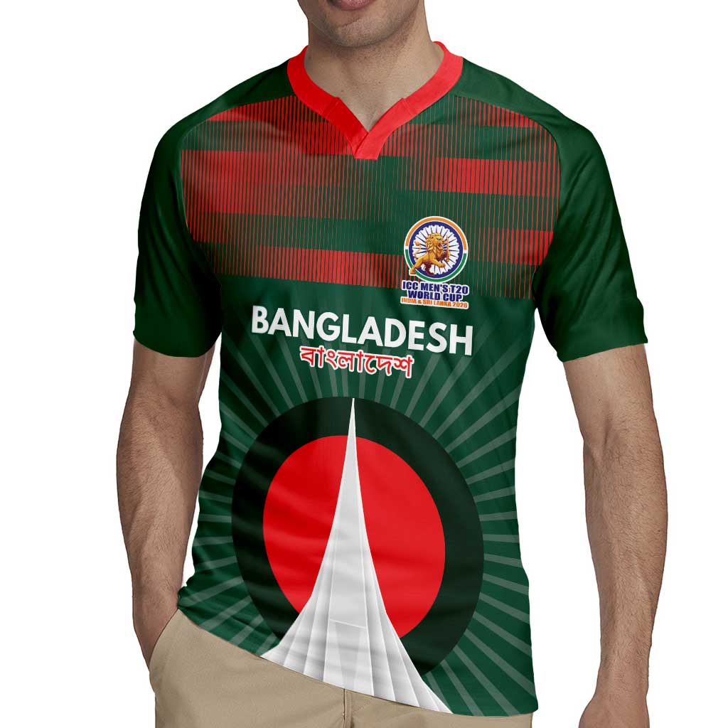 Custom Bangladesh Cricket Spirit 2026 Rugby Jersey World T20 Edition - Bengal Tiger - Wonder Print Shop