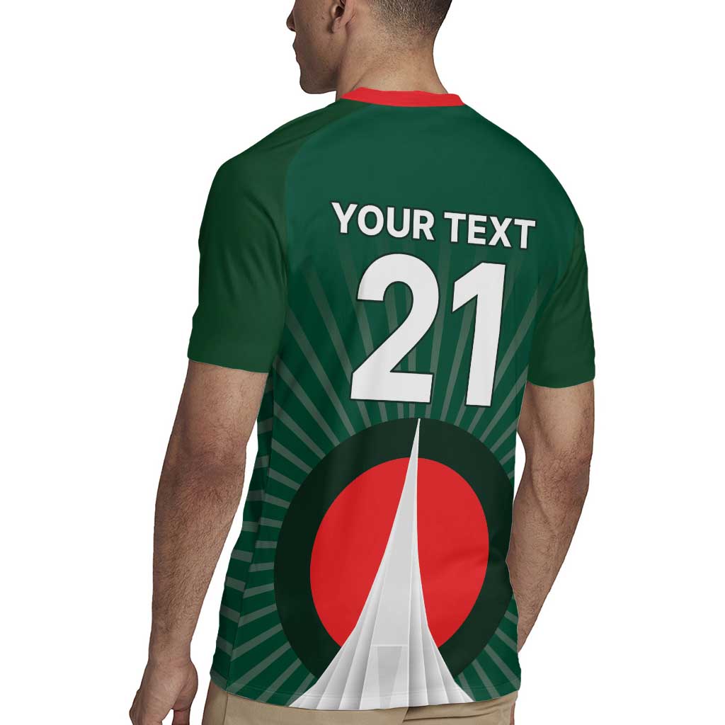 Custom Bangladesh Cricket Spirit 2026 Rugby Jersey World T20 Edition - Bengal Tiger - Wonder Print Shop