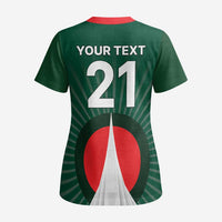 Custom Bangladesh Cricket Spirit 2026 Scrub Top World T20 Edition - Bengal Tiger - Wonder Print Shop