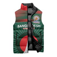 Custom Bangladesh Cricket Spirit 2026 Sleeveless Puffer Jacket World T20 Edition - Bengal Tiger - Wonder Print Shop
