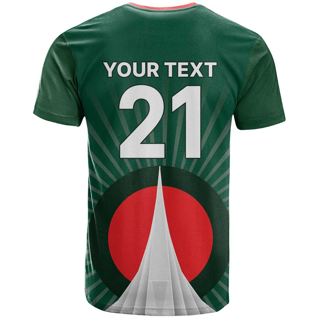 Custom Bangladesh Cricket Spirit 2026 T Shirt World T20 Edition - Bengal Tiger - Wonder Print Shop