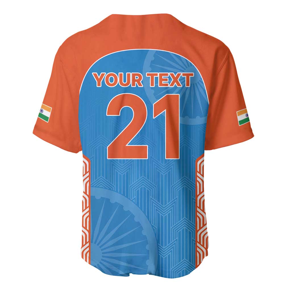 Custom India Cricket Spirit 2026 Baseball Jersey World T20 Edition - Wonder Print Shop