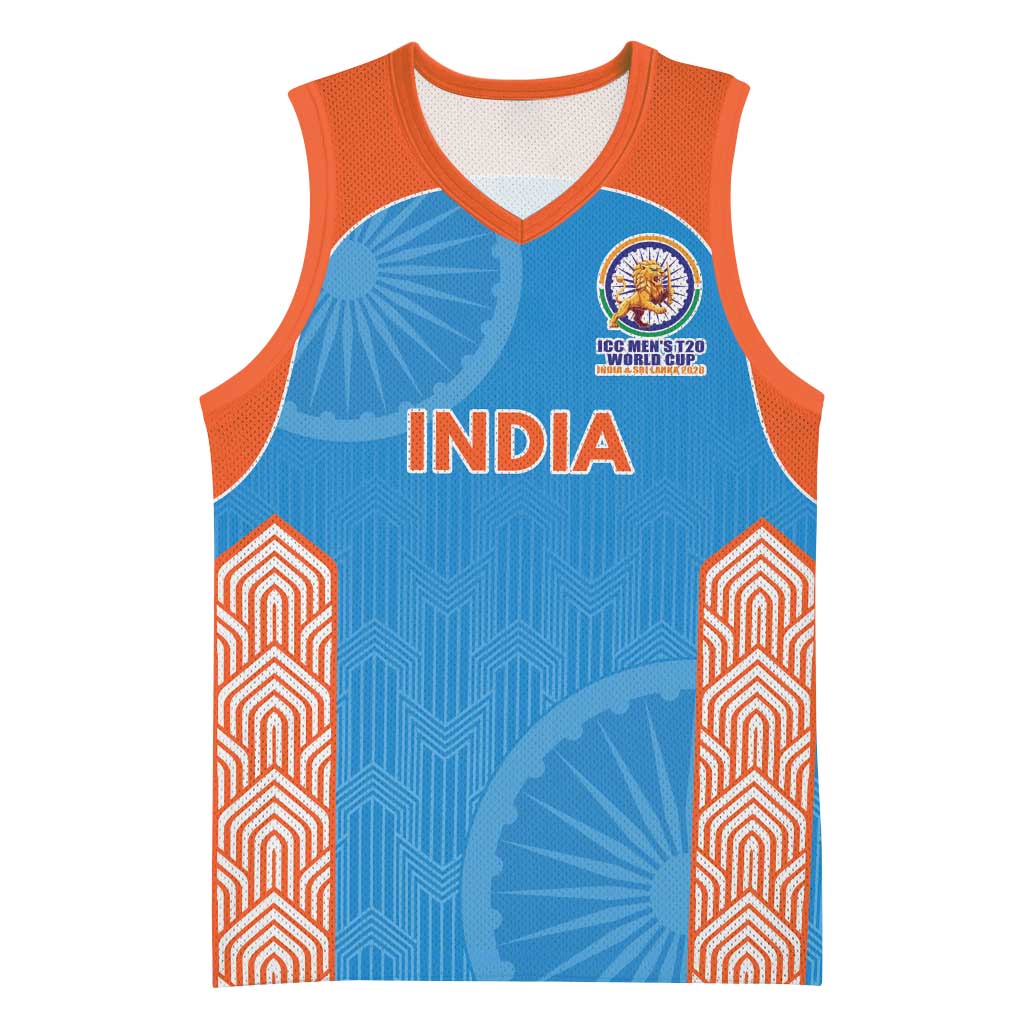 Custom India Cricket Spirit 2026 Basketball Jersey World T20 Edition - Wonder Print Shop