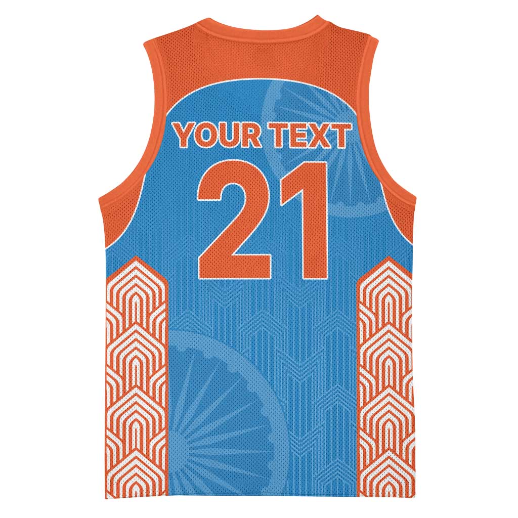 Custom India Cricket Spirit 2026 Basketball Jersey World T20 Edition - Wonder Print Shop