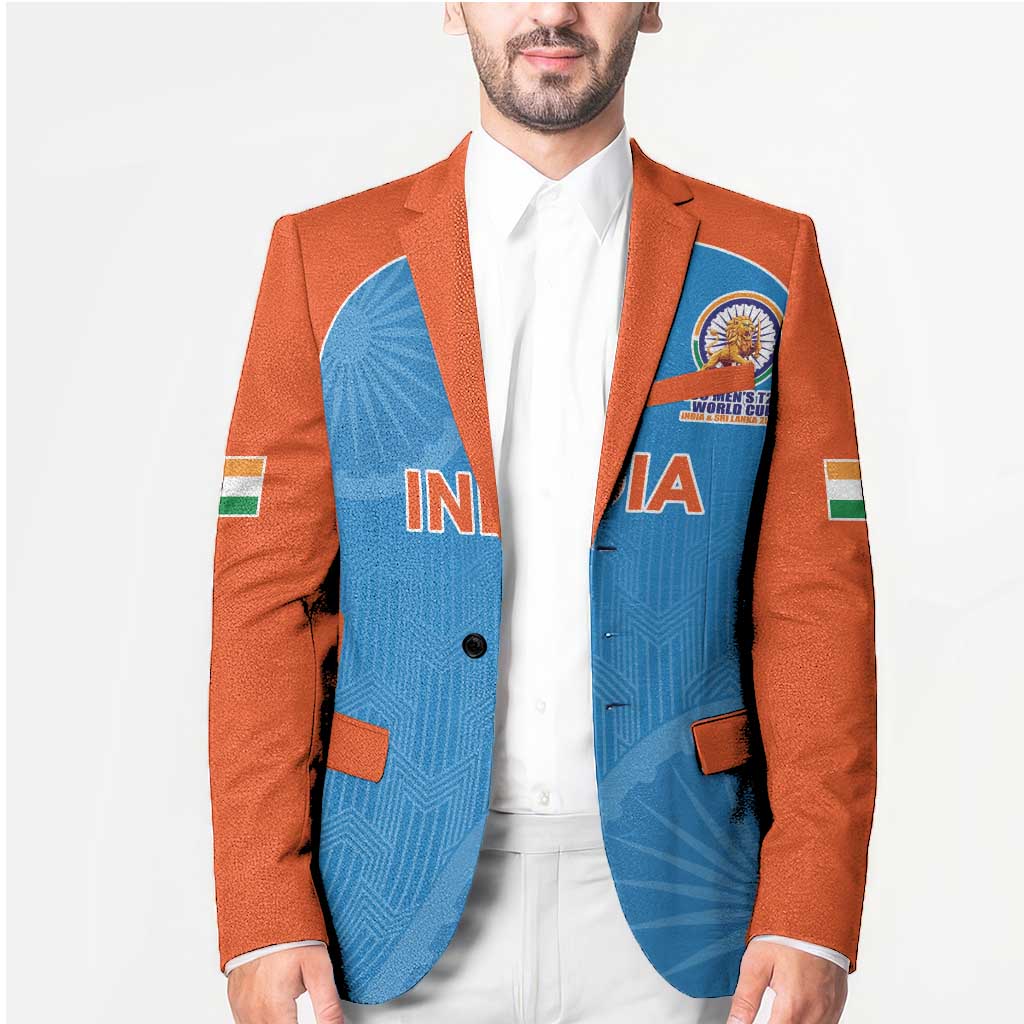 Custom India Cricket Spirit 2026 Blazer World T20 Edition - Wonder Print Shop