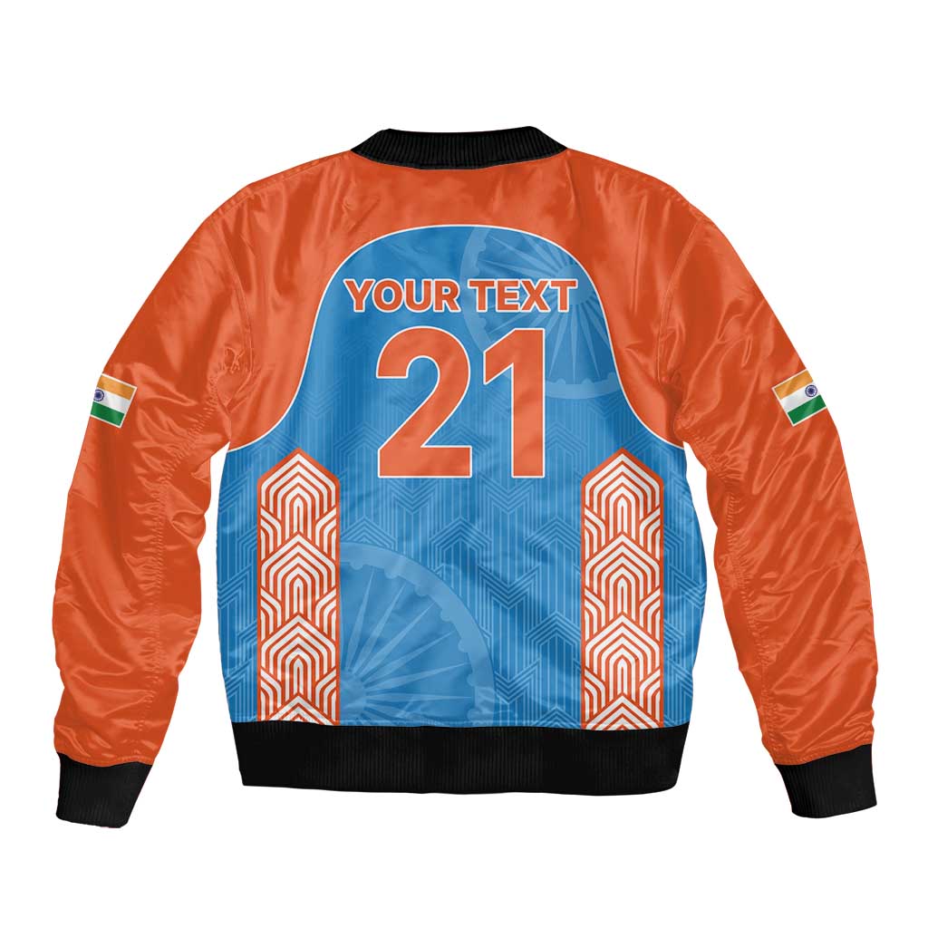 Custom India Cricket Spirit 2026 Bomber Jacket World T20 Edition - Wonder Print Shop