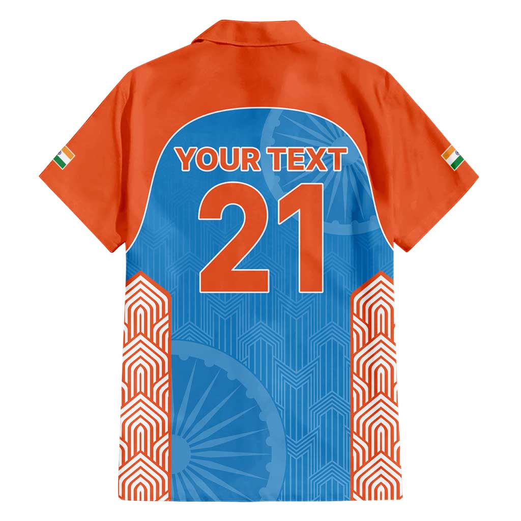 Custom India Cricket Spirit 2026 Hawaiian Shirt World T20 Edition - Wonder Print Shop