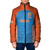 Custom India Cricket Spirit 2026 Padded Jacket World T20 Edition - Wonder Print Shop