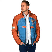 Custom India Cricket Spirit 2026 Padded Jacket World T20 Edition - Wonder Print Shop