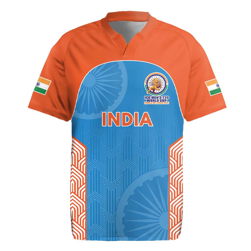 Custom India Cricket Spirit 2026 Rugby Jersey World T20 Edition - Wonder Print Shop