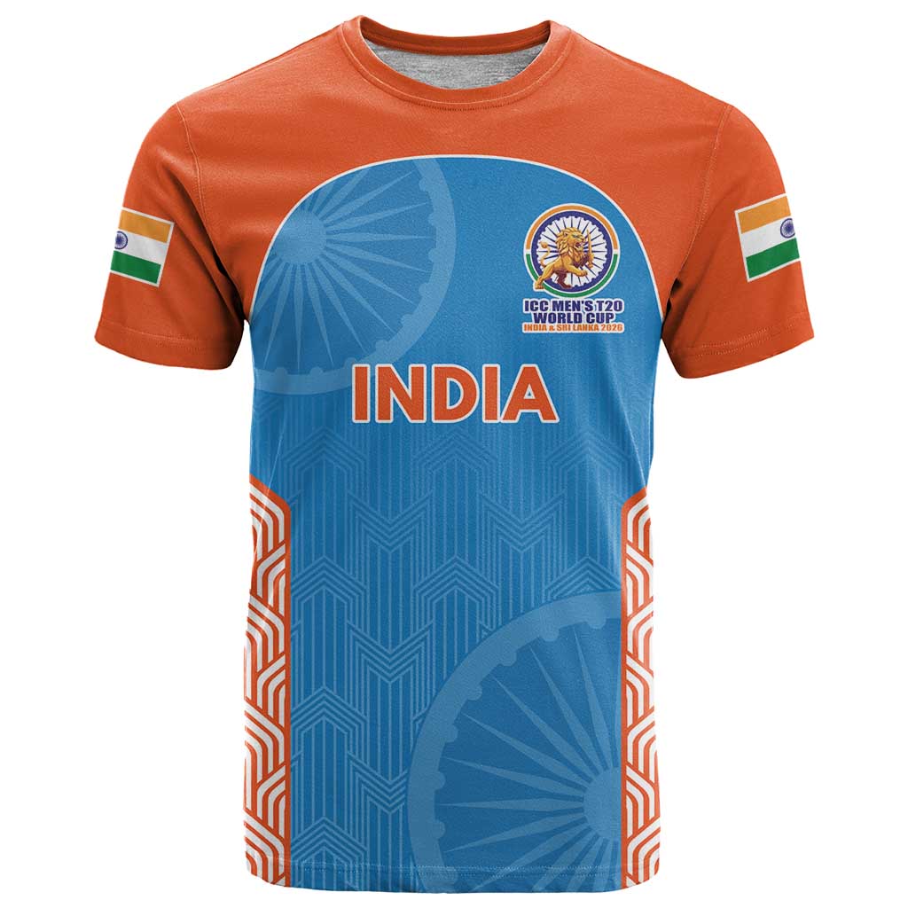 Custom India Cricket Spirit 2026 T Shirt World T20 Edition - Wonder Print Shop