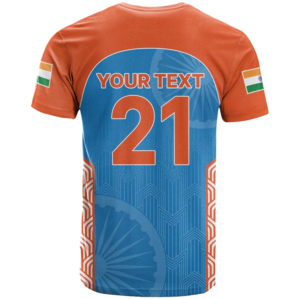 Custom India Cricket Spirit 2026 T Shirt World T20 Edition - Wonder Print Shop