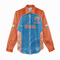 Custom India Cricket Spirit 2026 Women Casual Shirt World T20 Edition - Wonder Print Shop