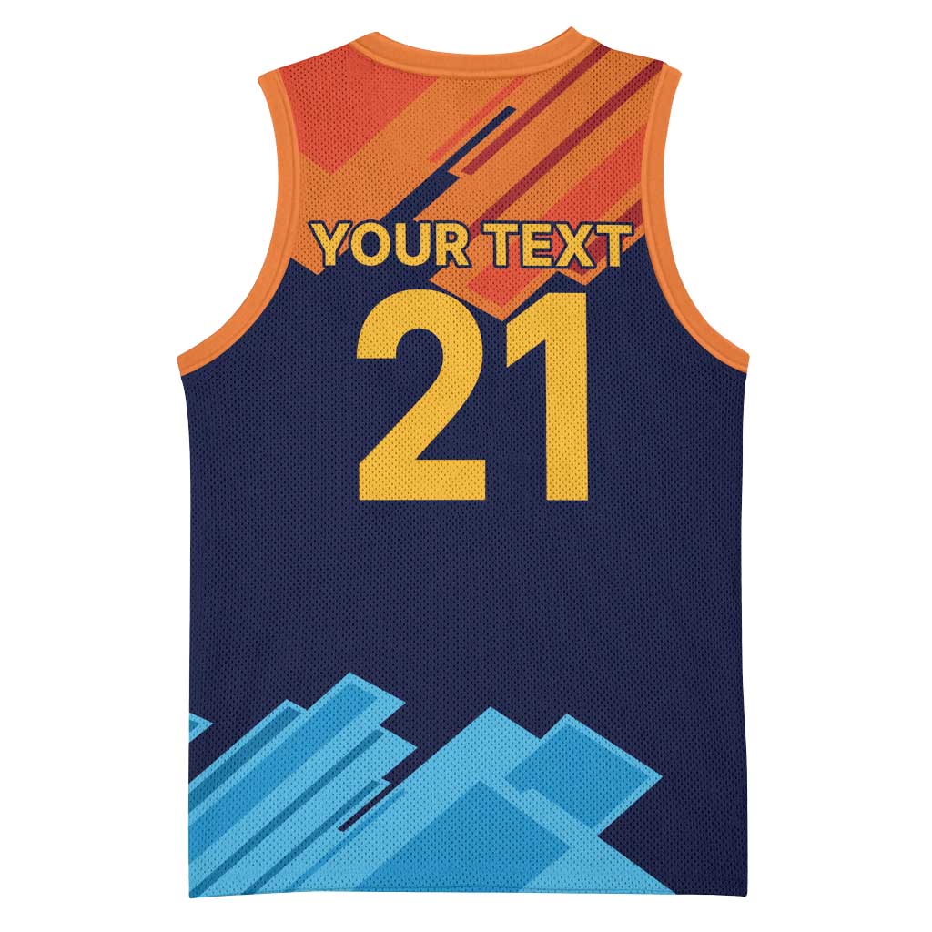 Custom Sri Lanka Cricket Spirit 2026 Basketball Jersey World T20 Edition - Wonder Print Shop