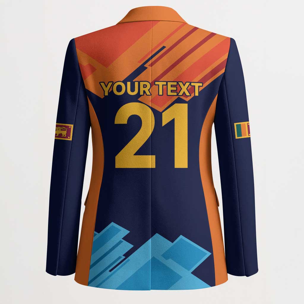 Custom Sri Lanka Cricket Spirit 2026 Blazer World T20 Edition - Wonder Print Shop