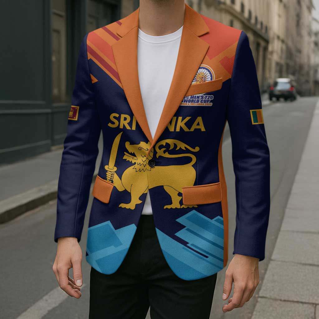 Custom Sri Lanka Cricket Spirit 2026 Blazer World T20 Edition - Wonder Print Shop