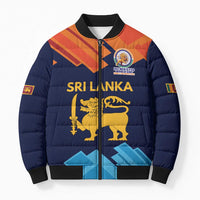 Custom Sri Lanka Cricket Spirit 2026 Bomber Puffer Jacket World T20 Edition - Wonder Print Shop