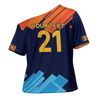 Custom Sri Lanka Cricket Spirit 2026 Cross Shoulder Shirt World T20 Edition - Wonder Print Shop