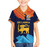 Custom Sri Lanka Cricket Spirit 2026 Kid Hawaiian Shirt World T20 Edition - Wonder Print Shop