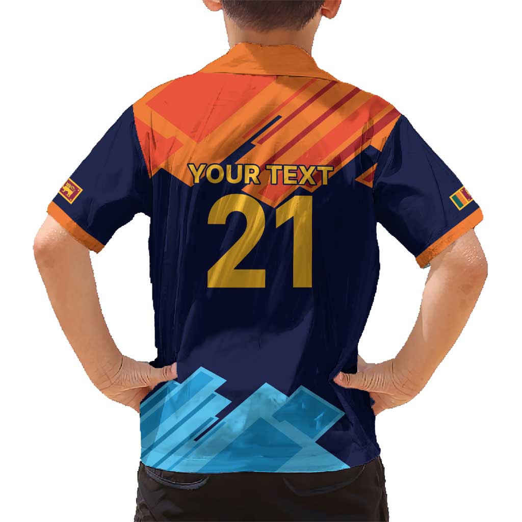 Custom Sri Lanka Cricket Spirit 2026 Kid Hawaiian Shirt World T20 Edition - Wonder Print Shop