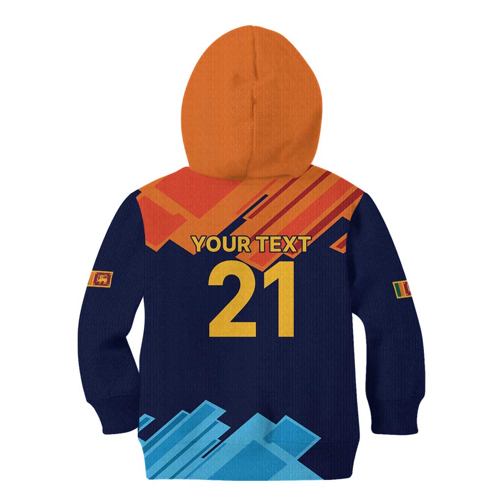 Custom Sri Lanka Cricket Spirit 2026 Kid Hoodie World T20 Edition - Wonder Print Shop