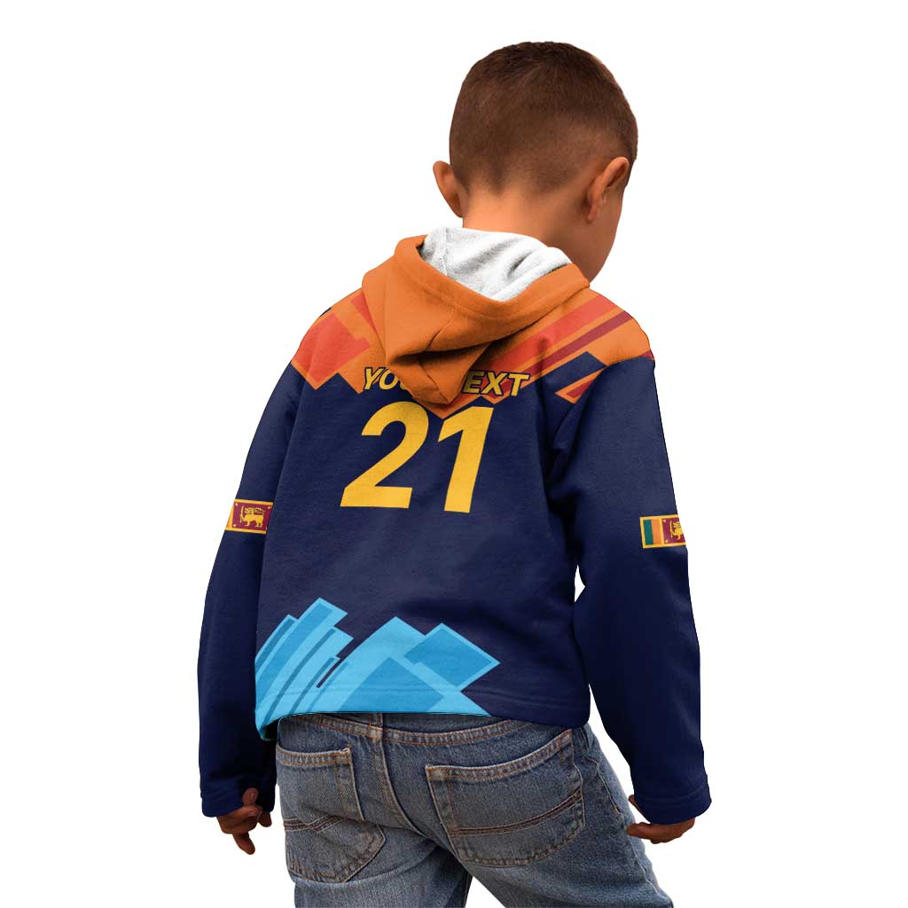 Custom Sri Lanka Cricket Spirit 2026 Kid Hoodie World T20 Edition - Wonder Print Shop